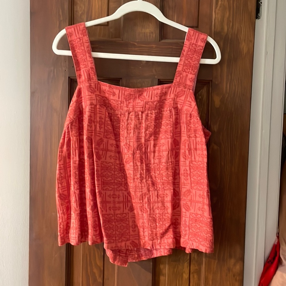 Anthropologie babydoll tank top